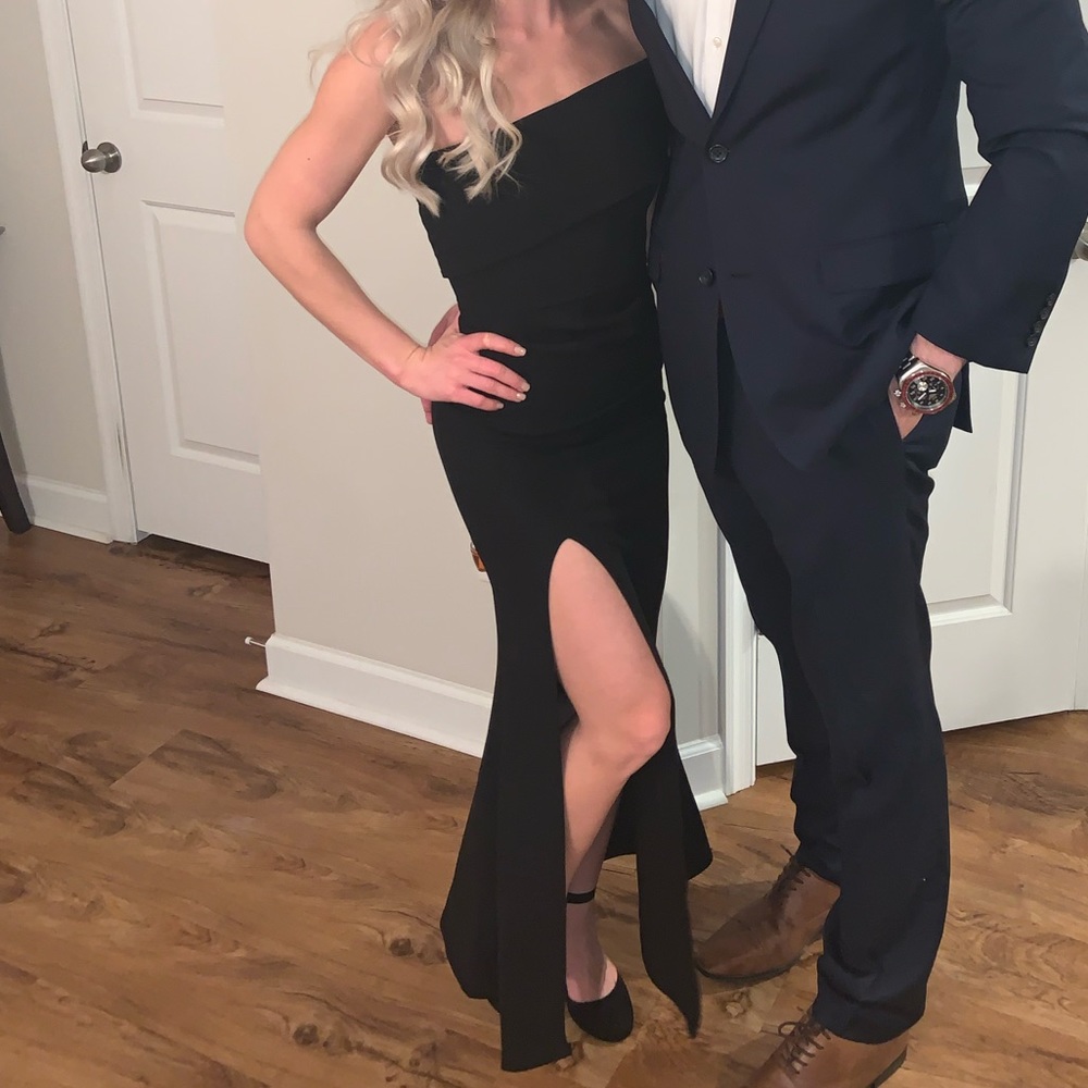 Misguided Black Formal Dress/Gown